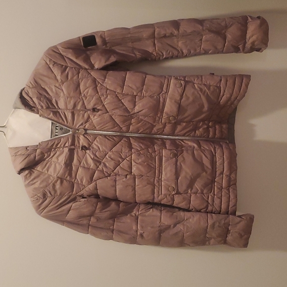 BERNARDO purple packable puffer jacket with hood, size XS - Picture 1 of 6